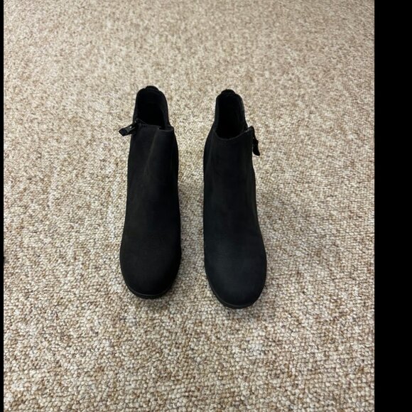 Timberland Tillston Lug Sole Ankle Booties Nubuck Black Size 8.5 - Picture 5 of 7